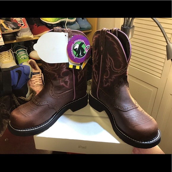 Justin Wkl9980 Safety Toe Work Boots - Womens - Picture 15 of 16